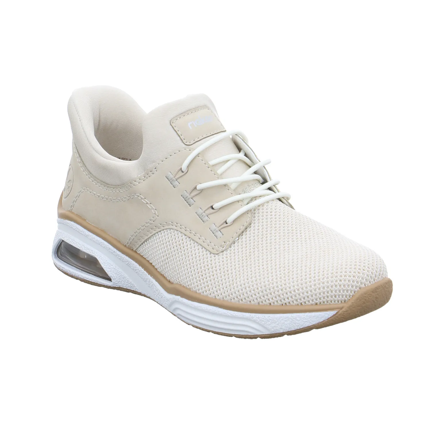 RIEKER Sneaker Beige Textil  Ready 2 Go