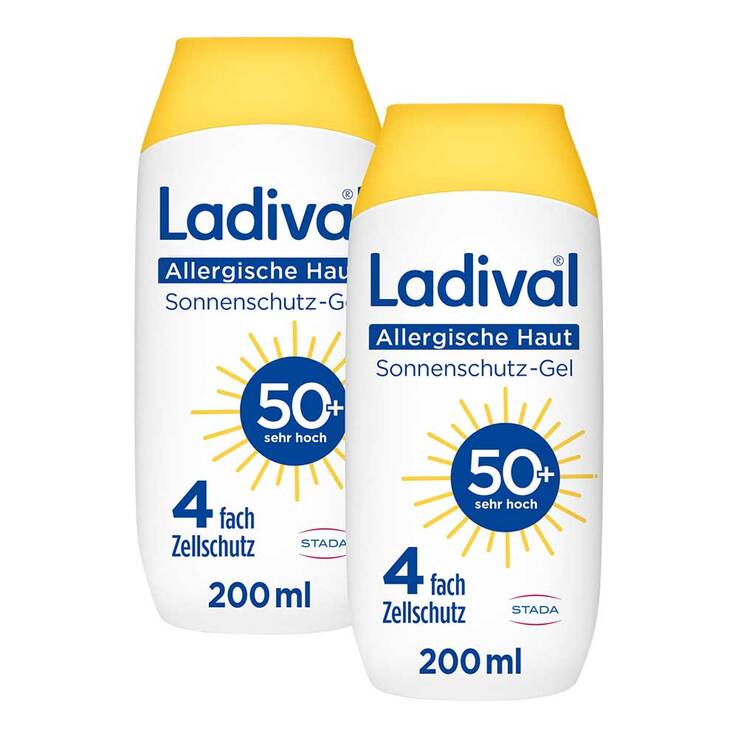 Ladival allergische Haut Sonnenschutz-Gel LSF 50+, 2x200 ml