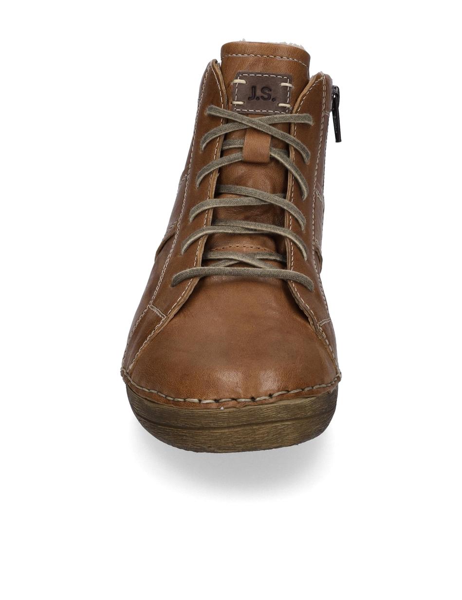 Stiefelette Felicia 01, cognac-komb