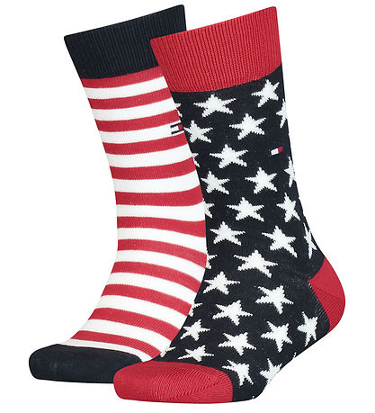 Tommy Hilfiger Socken - 2er-Pack - Sterne Ente Streifen - Tommy