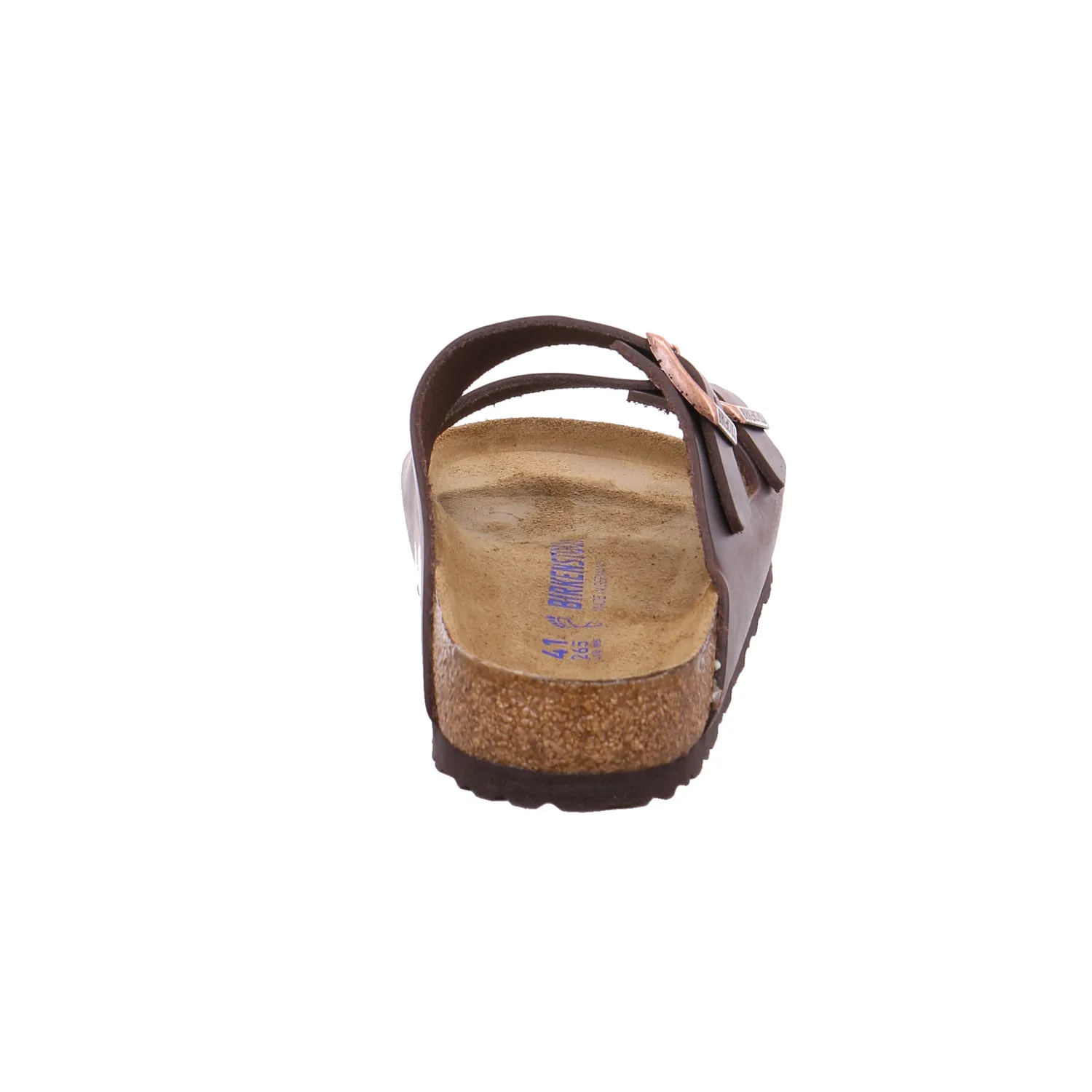BIRKENSTOCK Bio-Mûles Braun Leder