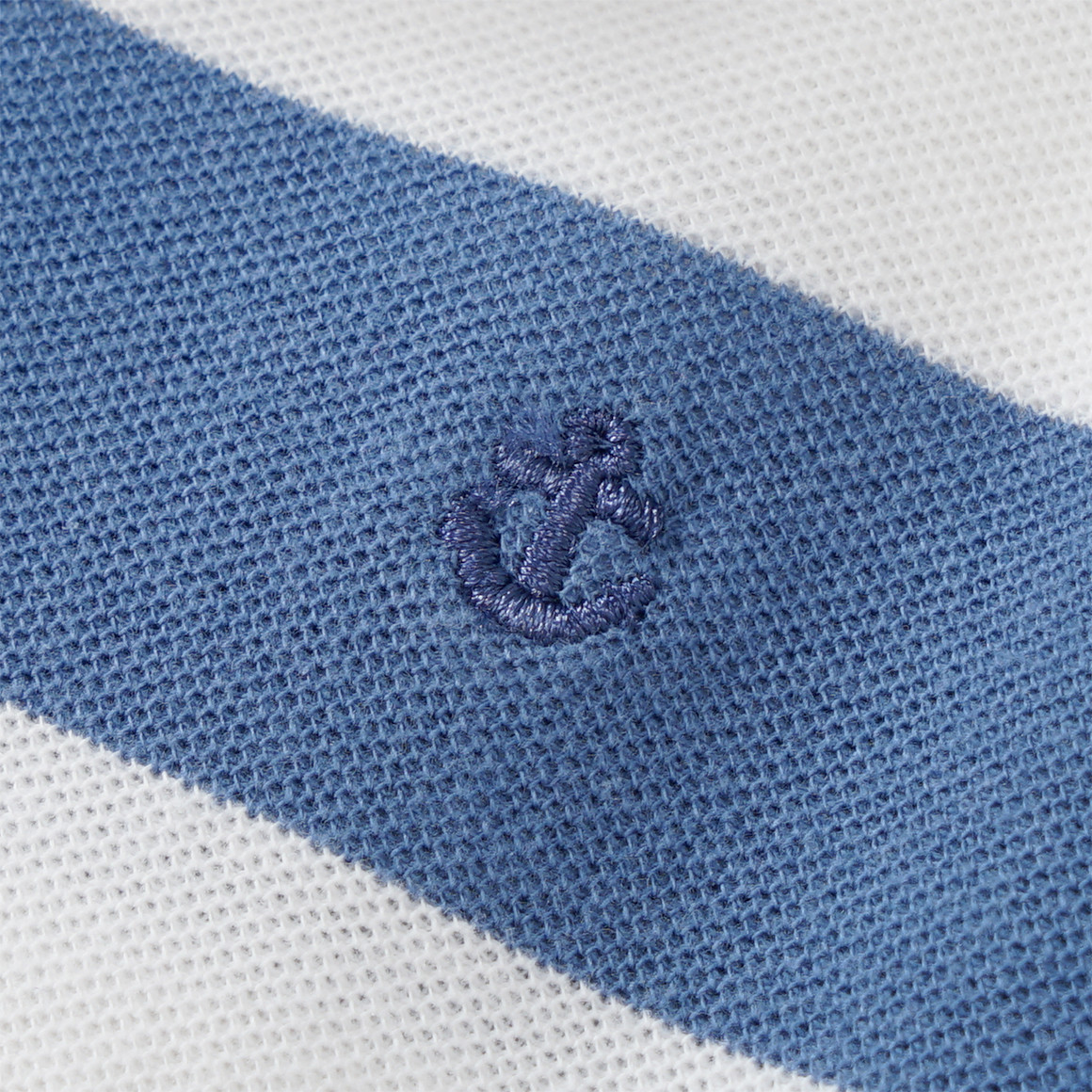 Topolino Jungen Poloshirt mit Streifen blau / weiss