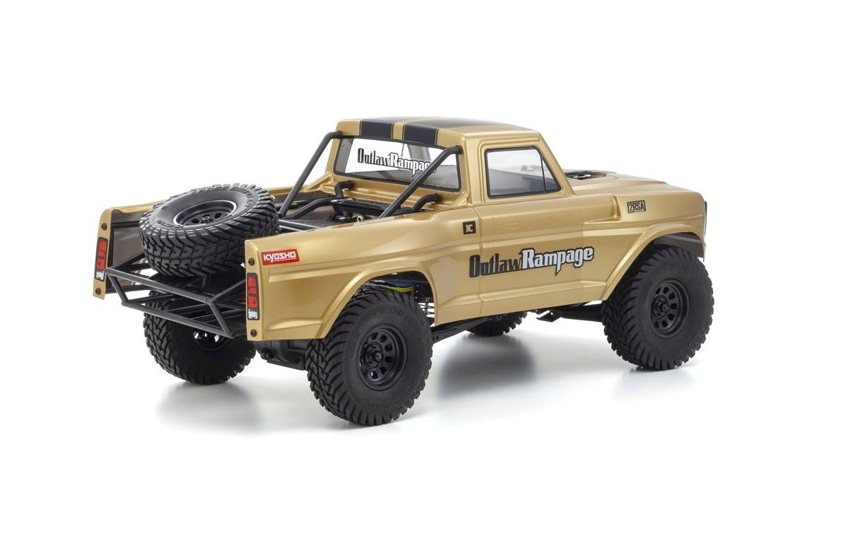 Trophy Truck Outlaw Rampage Pro Type 2 Gold, ARTR, 1:10<br>2WD Off-Road Modell