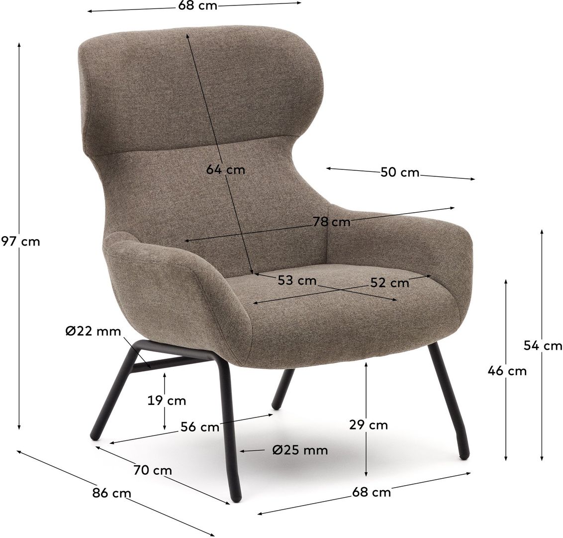 Kave Home   Belina Fauteuil