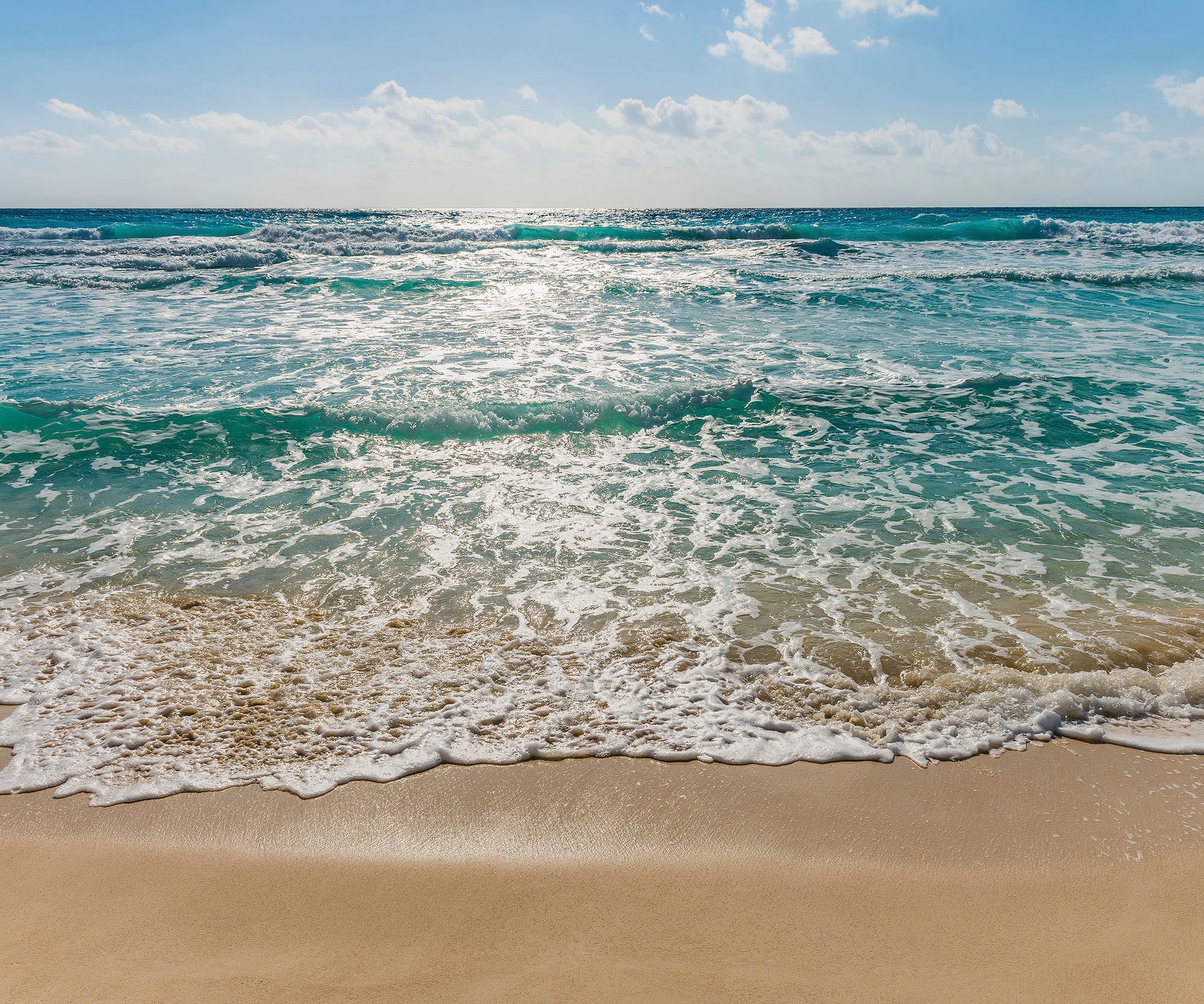 Komar Fototapete »Digitaldruck Vlies -  Seaside - Grösse 300 x 250 cm« bedruckt glatt Wohnzimmer, Schlafzimmer