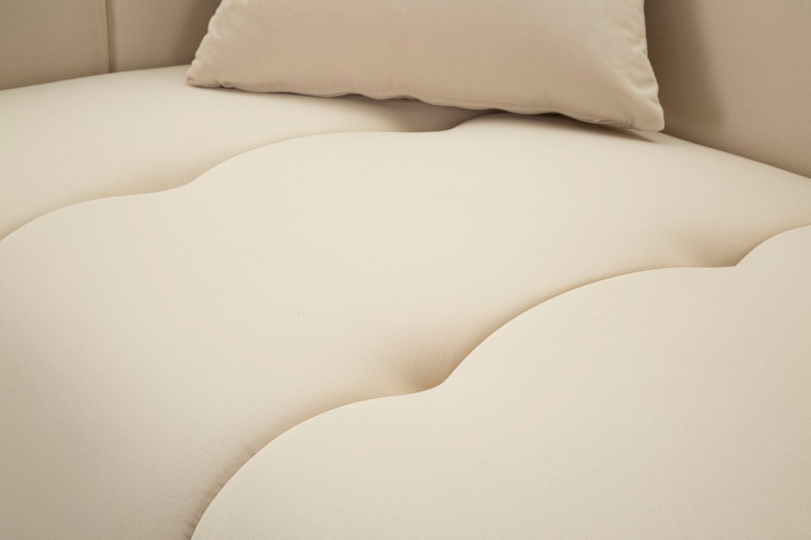 Mauro Ferretti Alma Sofa 2 plaatsen in metaal en fluwelen rÃ¨me