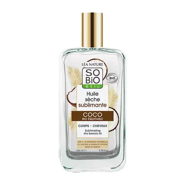 Óleo Seco de Coco Orgânico Léa Nature So Bio Étic Sublime 100ml