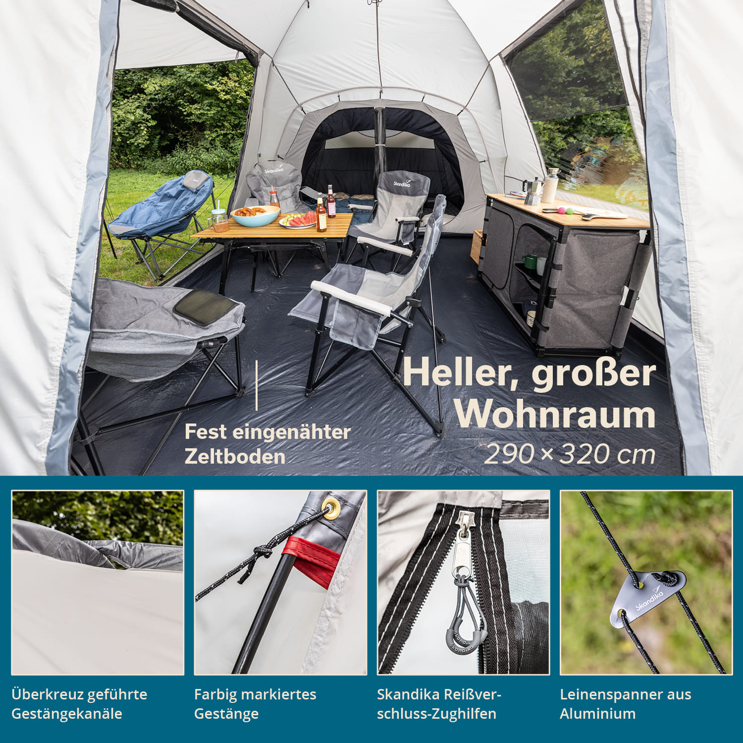 Skandika Bergen 5 Protect koepeltent