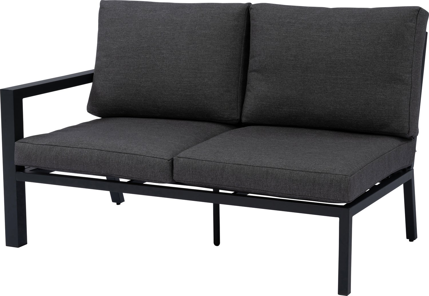 Intratuin 4-zits loungeset Milo antraciet