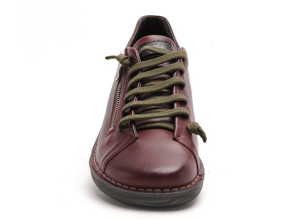 Chacal boots bottine plates femme 6002 bordeaux