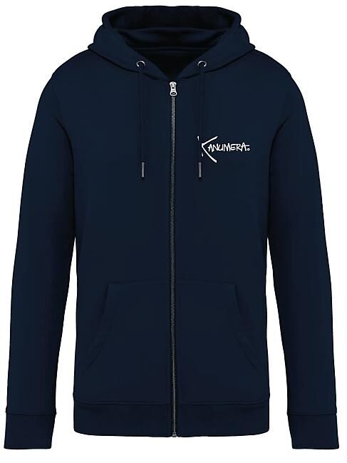 KANUMERA - SWEAT BIO ZIPPE HIPPOCAMPE UNISEXE