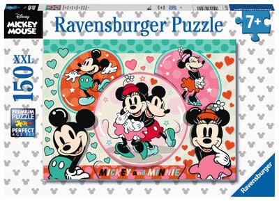 Ravensburger Puslespill Disney Mikke og Minni Mus 150 Biter