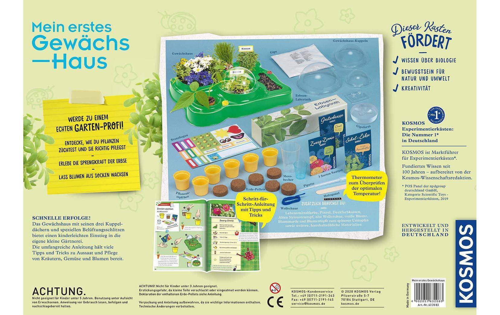 Experimentierkasten Mein erstes GewächshausEigenen Garten pflanzen