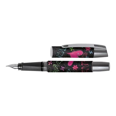 Online Campus - Stylo plume pour gauchers - Be happy