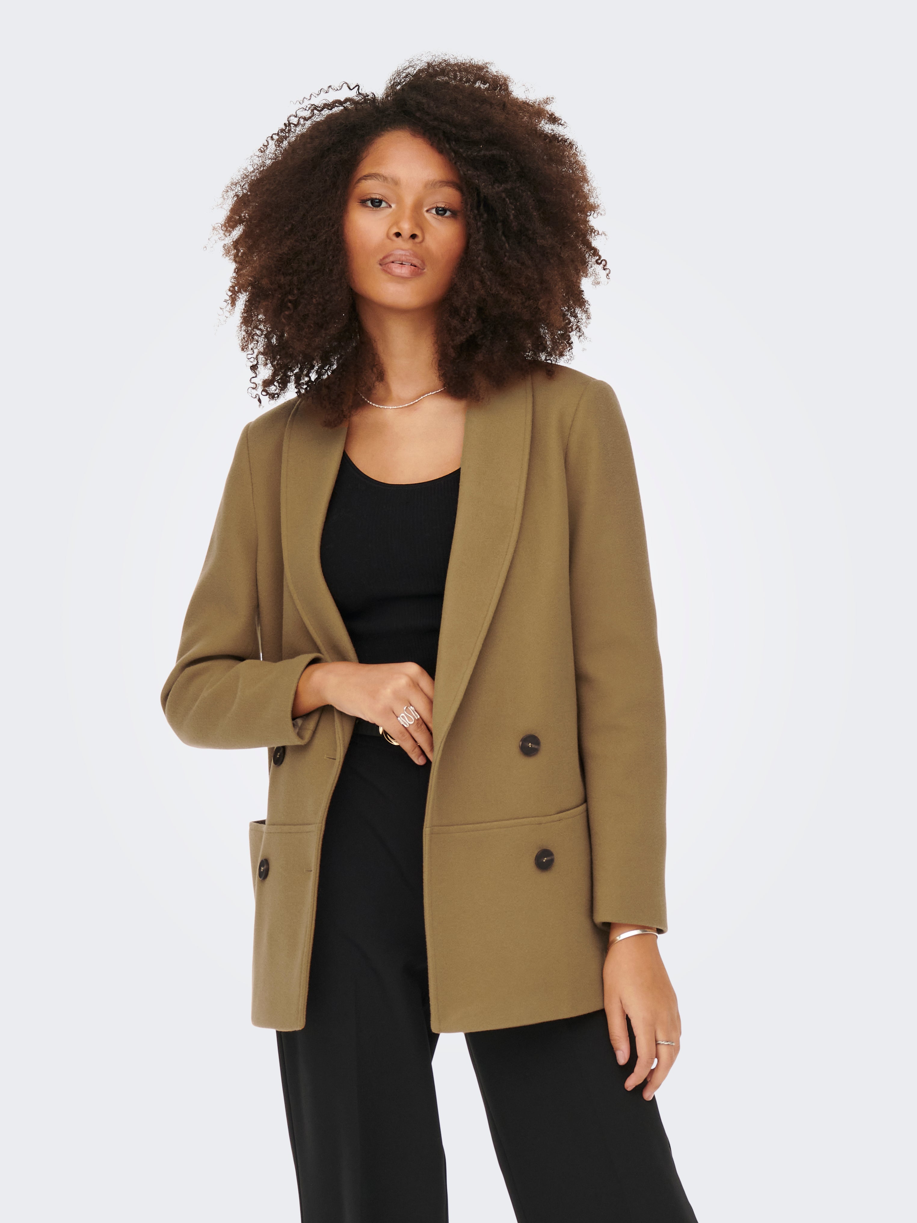 OPMTAKI Blazer Toasted Coconut
