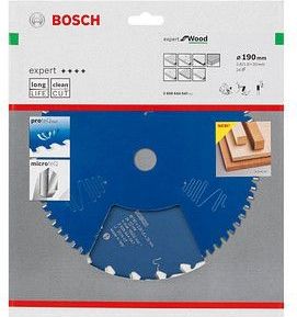 Bosch - 2608644047 - Cirkelzaagblad - 190 X 30 X 24T - Hout - Carbide