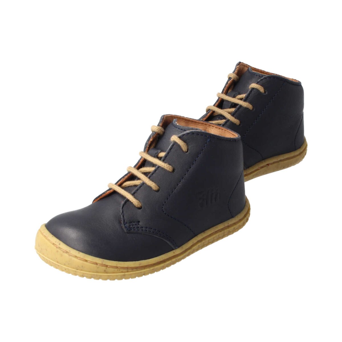 B3222-2 navy SOFT-TOE BIO-nappa leather laces Weite/M