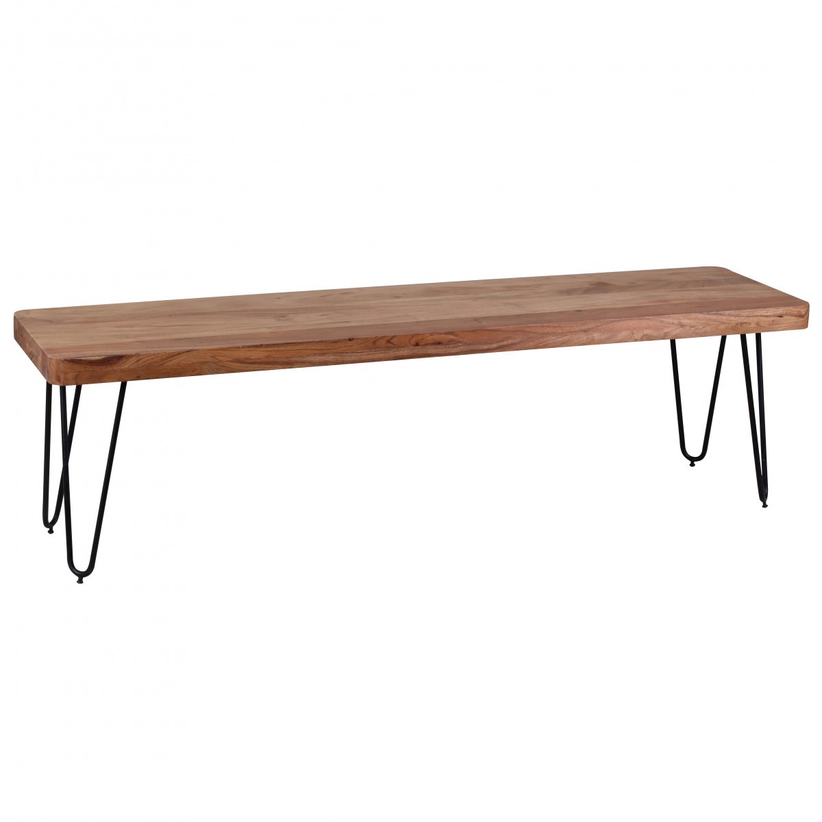 Sitzbank - Akazie massiv lackiert - 160 cm