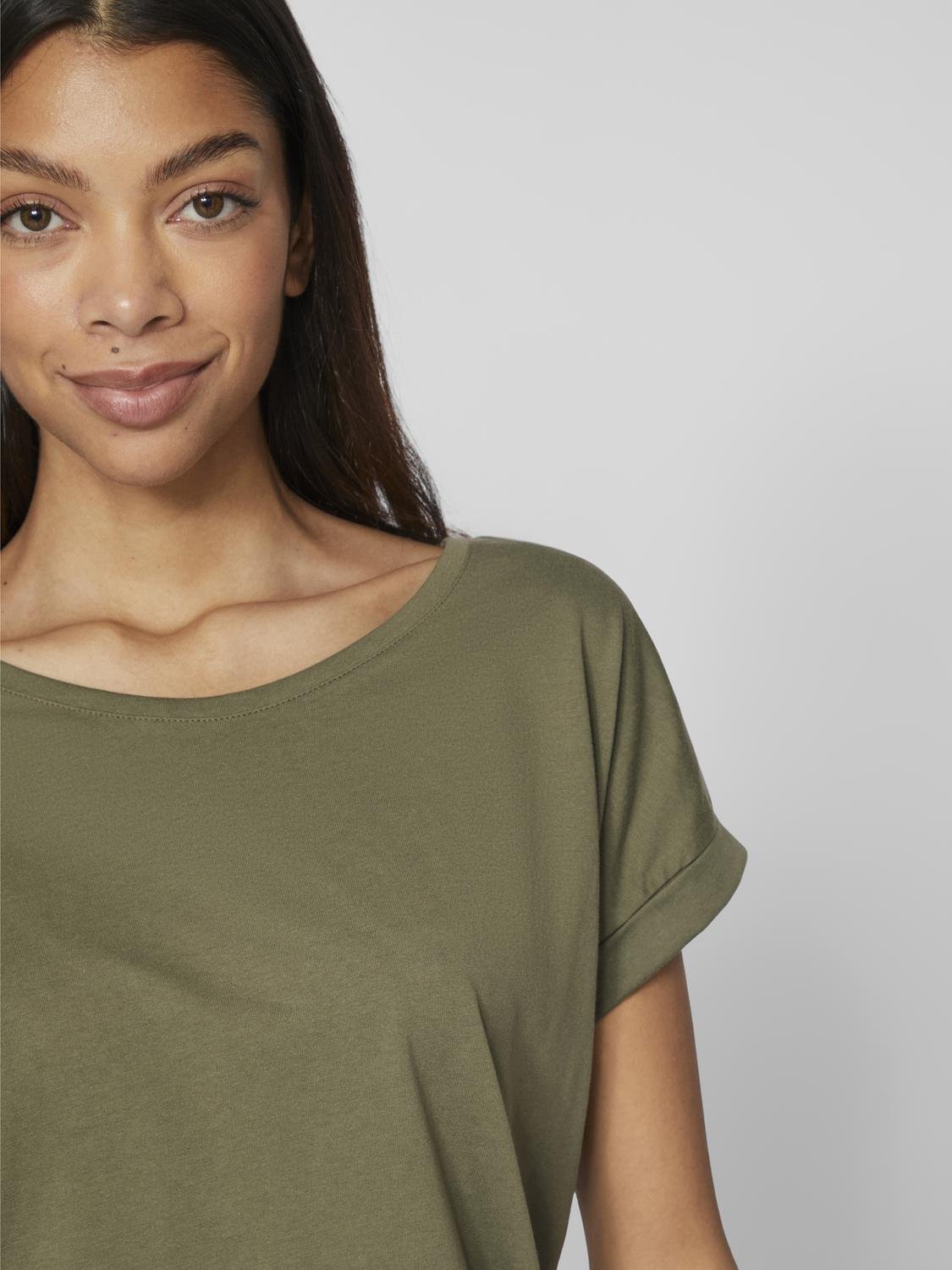 Vila  Vidreamers New Pure t-shirt - Dusty Olive
