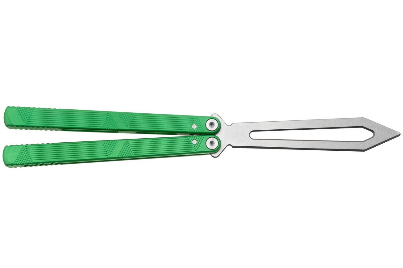 Flytanium Zenith Trainer 2.0 1385RGS Stonewash, Radioactive Green Aluminum, vlindermes trainer