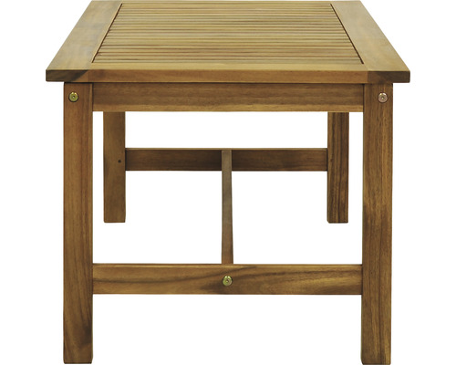 Alina Garden Place 4-zits houten tuinmeubelset bestaande uit: tafel, 2 stoelen, tweezitsbank, kussens