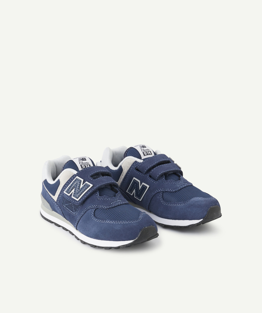 NEW BALANCEBASKETS À SCRATCH 574 BLEUES ET GRISES