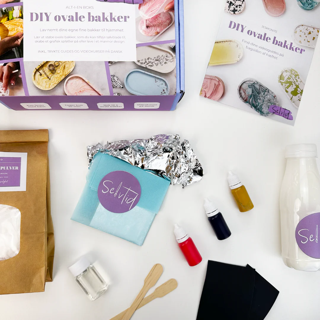 Selvtid  DIY ovale bakker støbekit