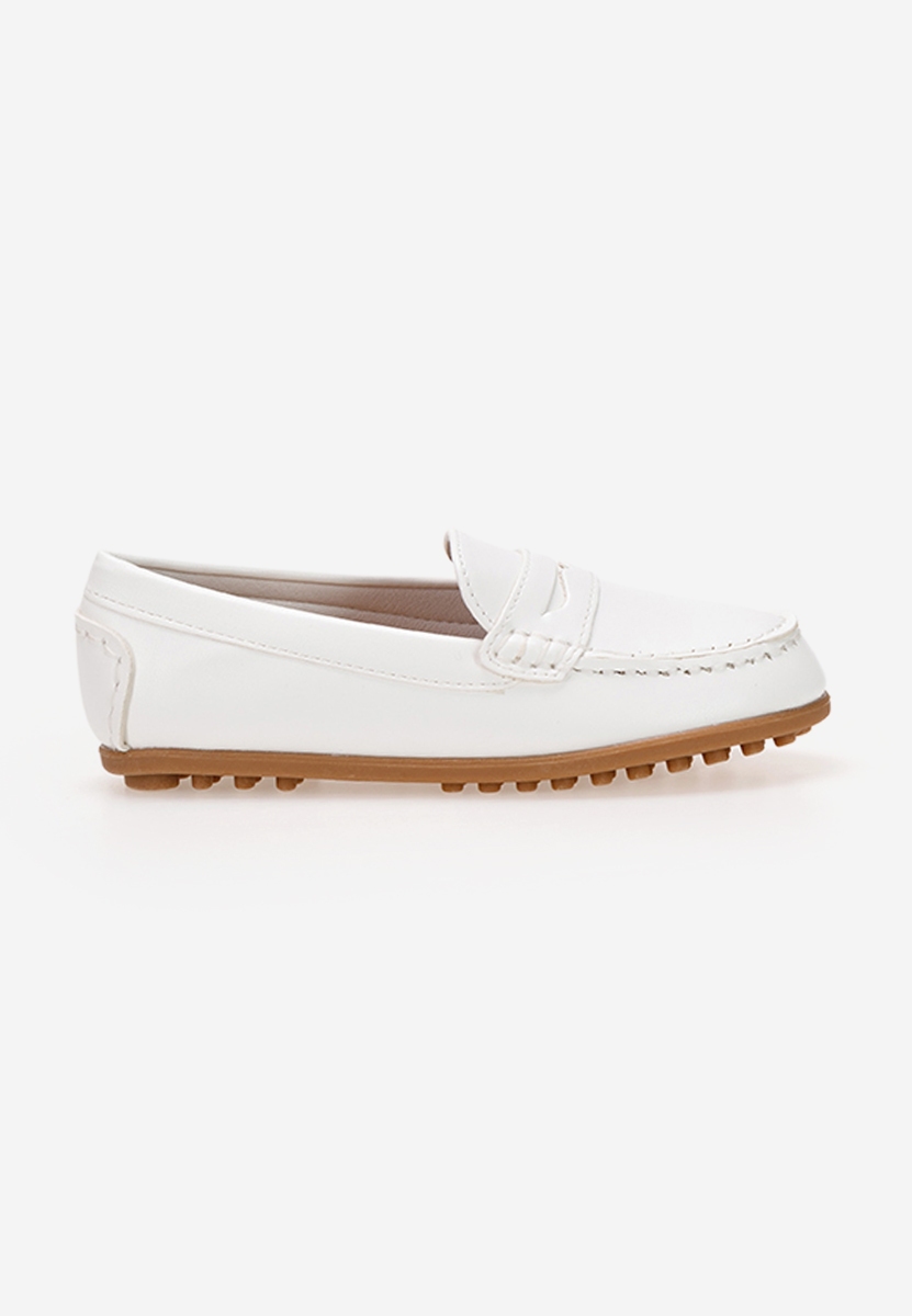 Mocassins enfants blancs Break