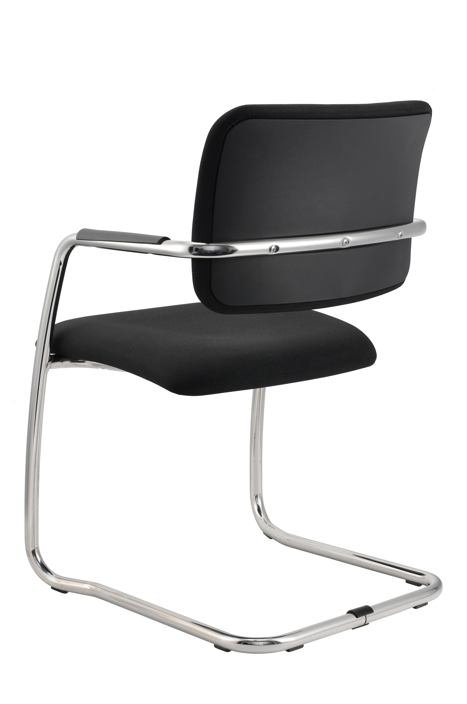 Besucherstuhl 2er Set 56 x 81 x 59 cm schwarz