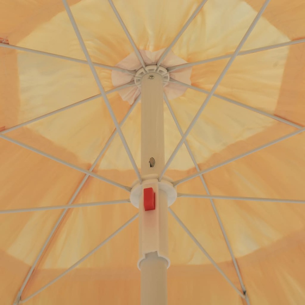 Parasol de plage naturel 180 cm style hawaïen