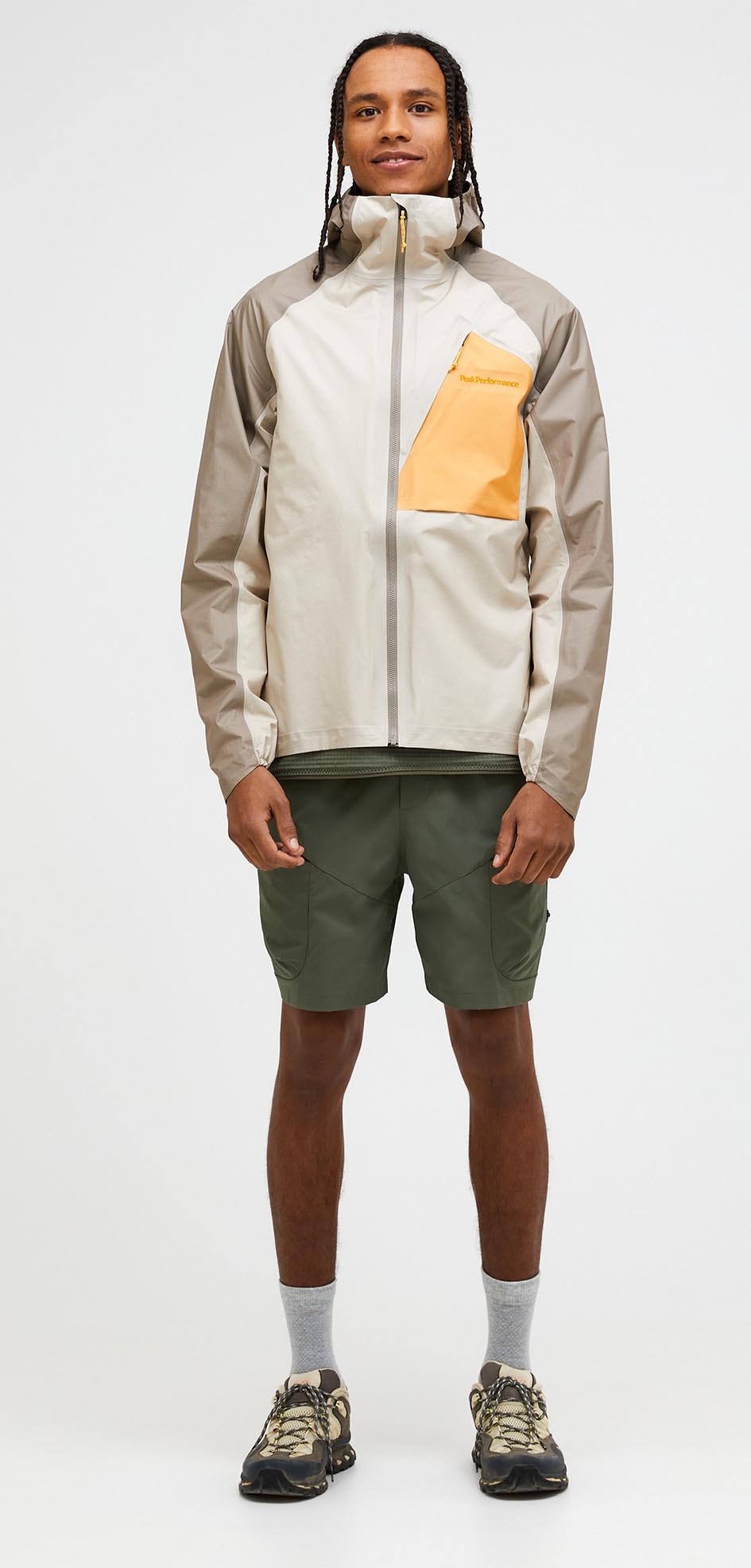 Trail 3L Hipe Jacket Herre Avid Beige