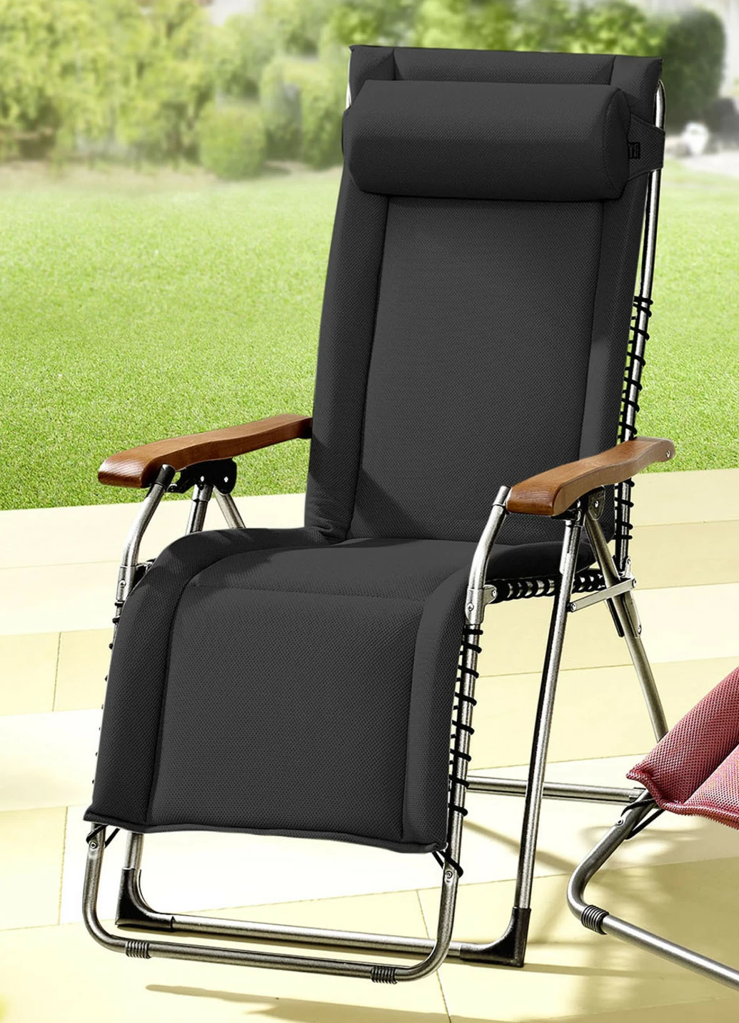Relaxliege mit schnelltrocknendem Bezug