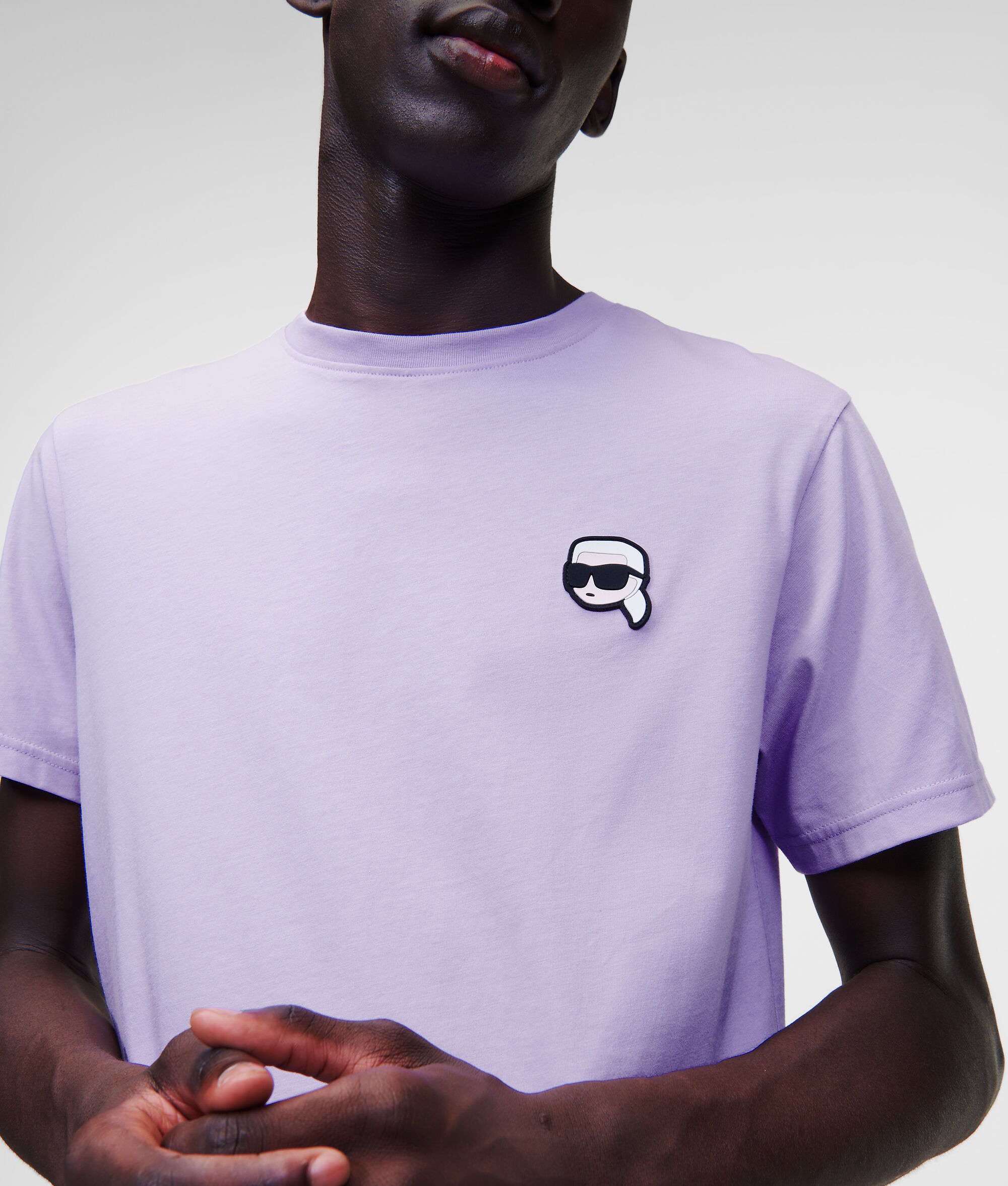 T-SHIRT KARL IKONIK AVEC EMPIÈCEMENT
