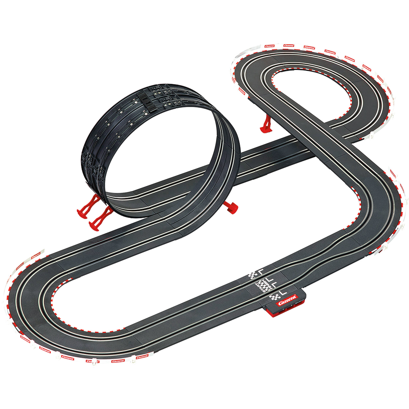 Carrera GO Smoking Tyres Rennbahn 4.9m