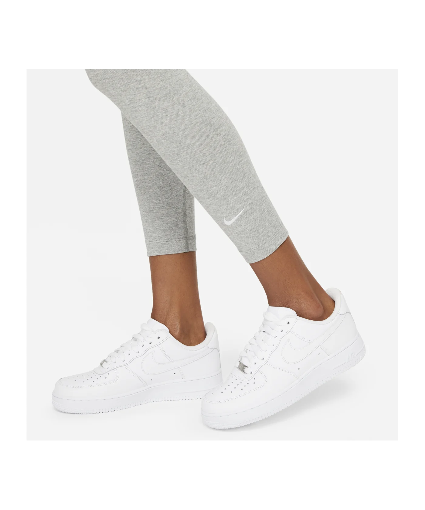 Nike Essentials 7/8 Leggings Damen Grau Weiss F063