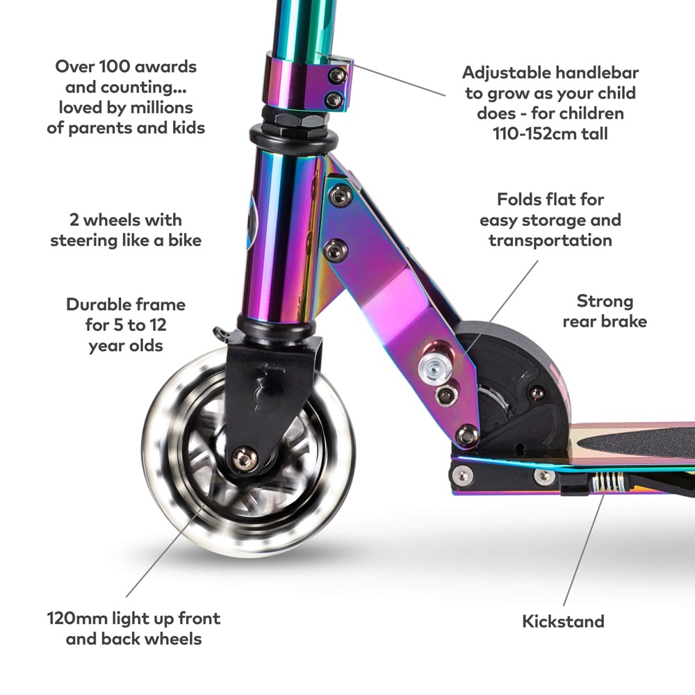 Micro Sprite LED Neochrome Scooter