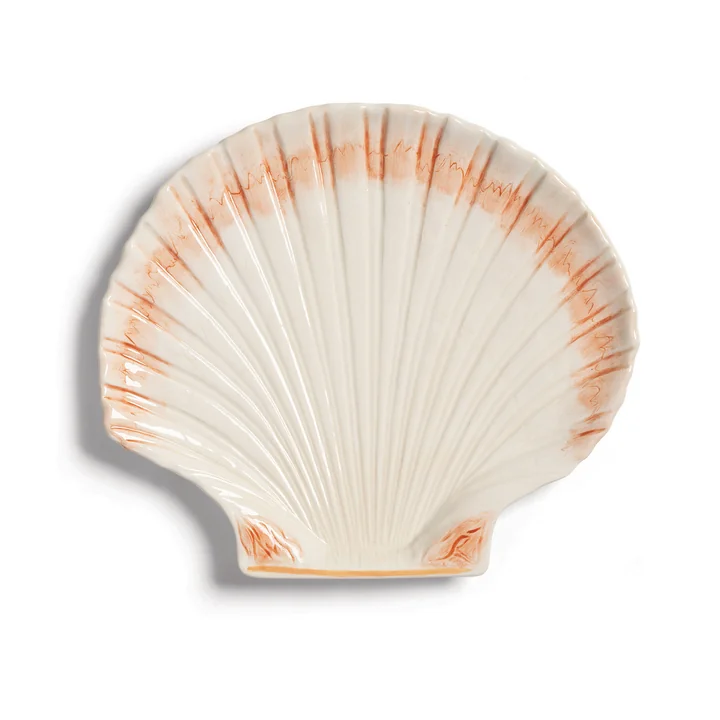 &klevering - Cockle Servierplatte 23 x 21 cm, mehrfarbig