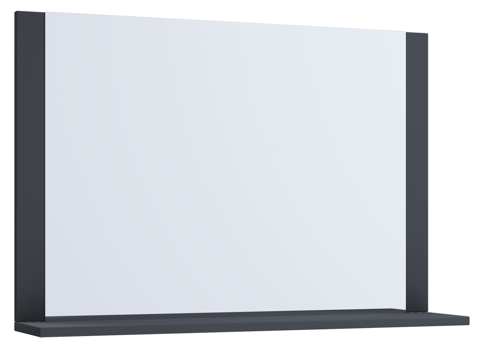 Spiegel LENDAS - schwarz - 80 cm