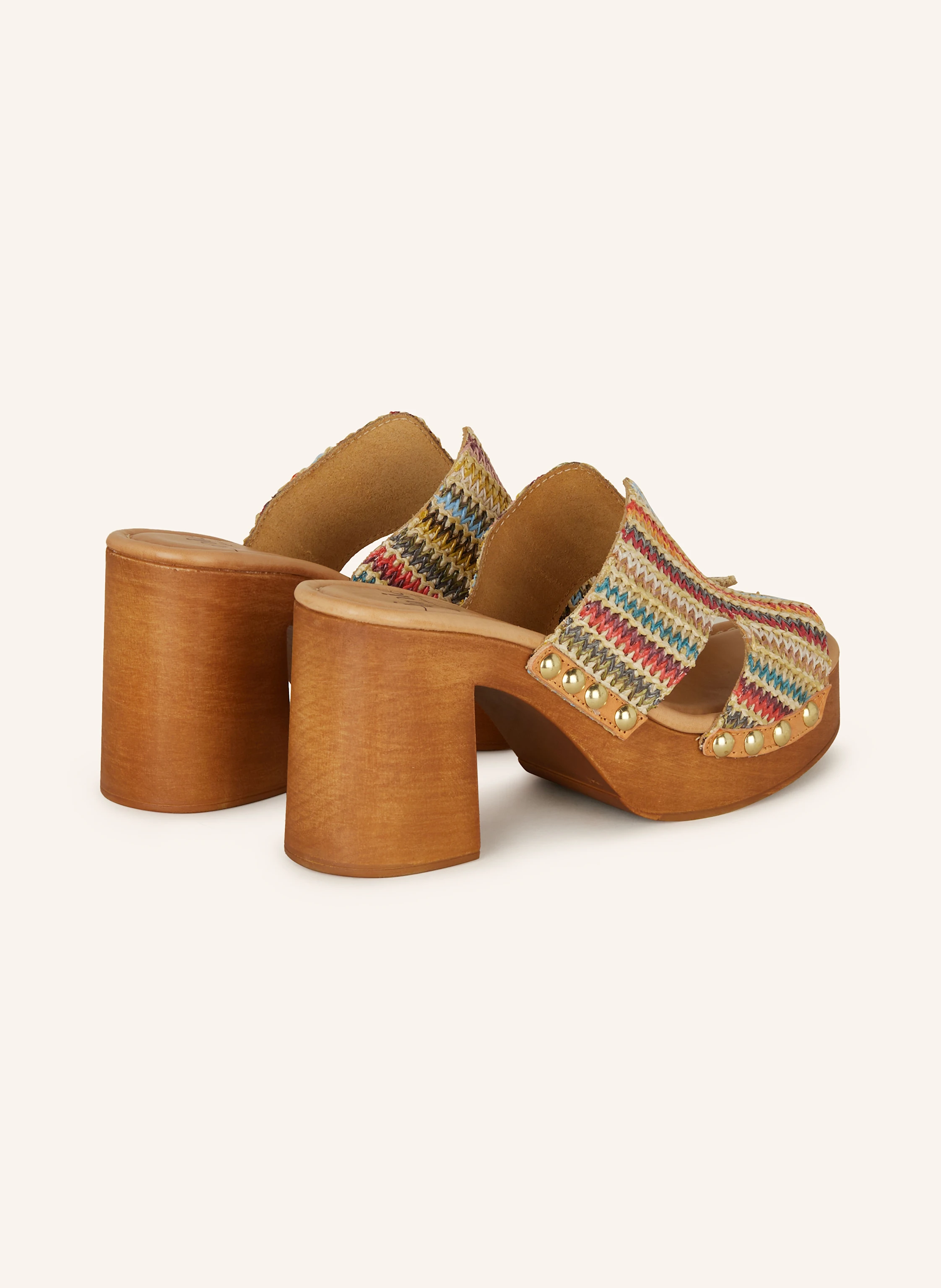 È MIA Plateau-Mules mit Nieten