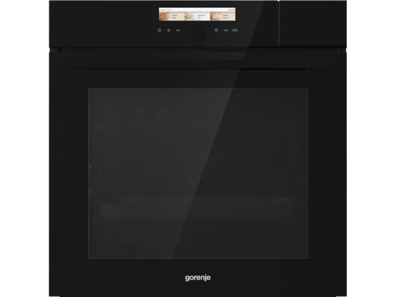 Gorenje Superior BCS798S24BG - Ovn - med dampfunktion - til indbygning - niche - bredde: 56 cm - dybde: 55 cm - højde: 59 cm - med selv-rengøring - Klasse A  - sort
