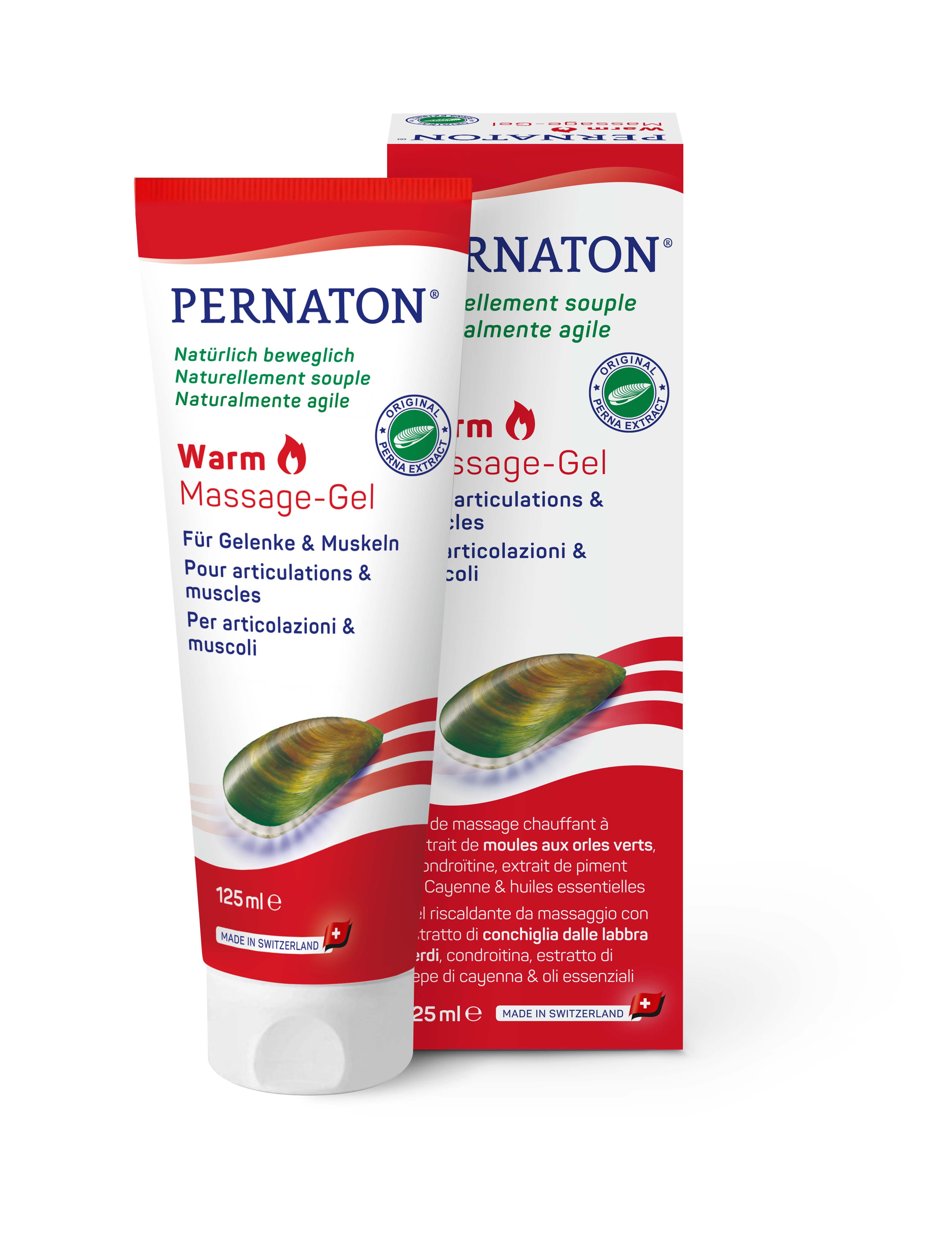 PERNATON Grünlippmuschel Gel Warm Tb 125 ml