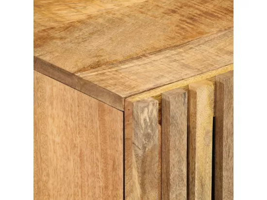 Armoire murale de salle de bain 38x34x48cm manguier massif brut