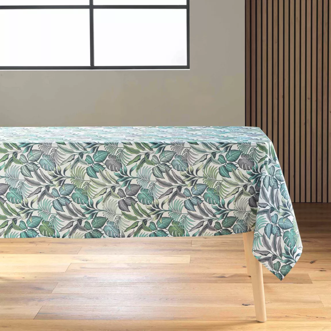 Nappe rectangulaire anti tache (145 x 240 cm) Stylis Verte