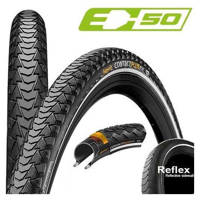 Pneu Continental Contact Plus Reflex 28´´X 38 Rigid Urban  Argenté 28´´x 38