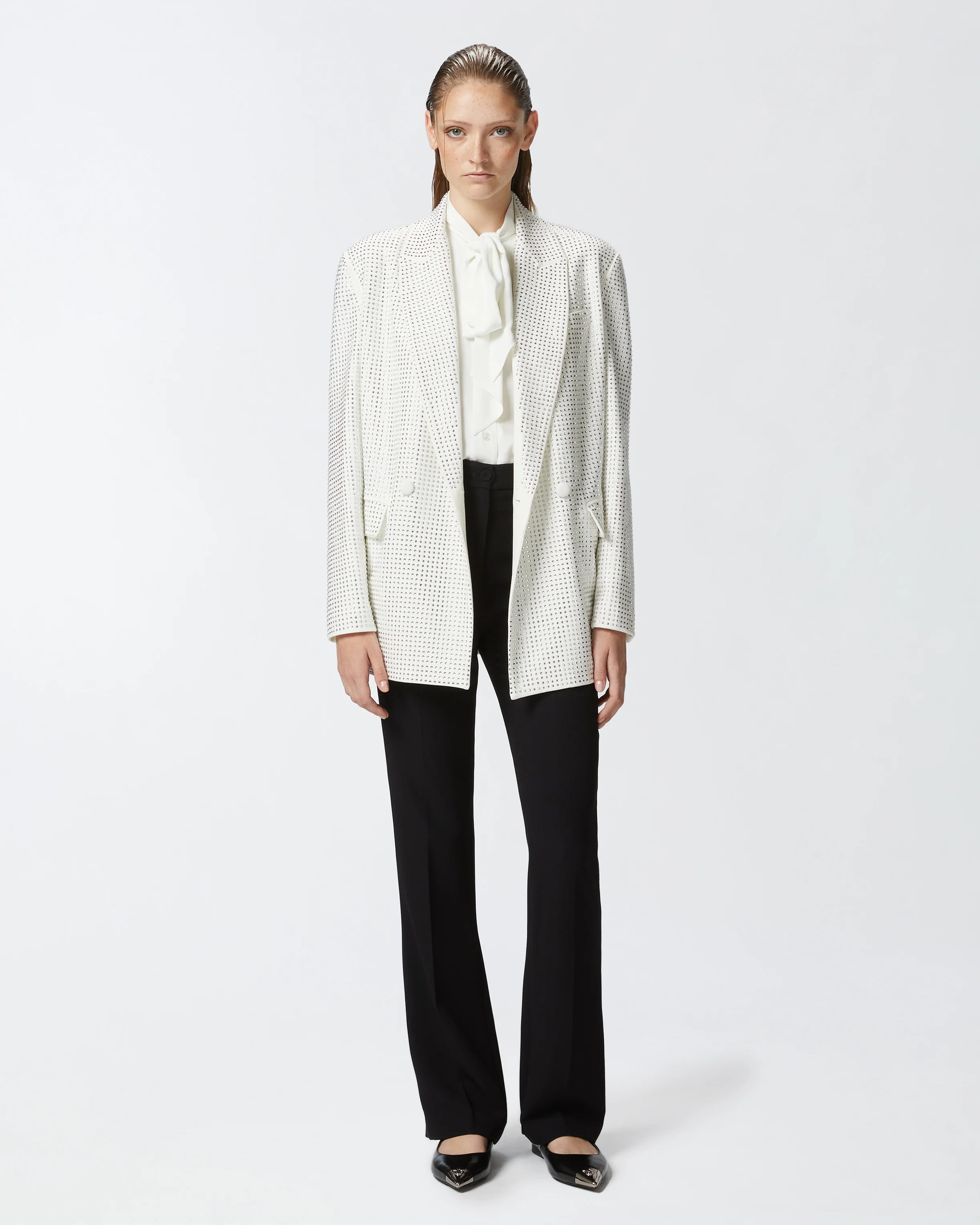 Pantalon évasé | Noir