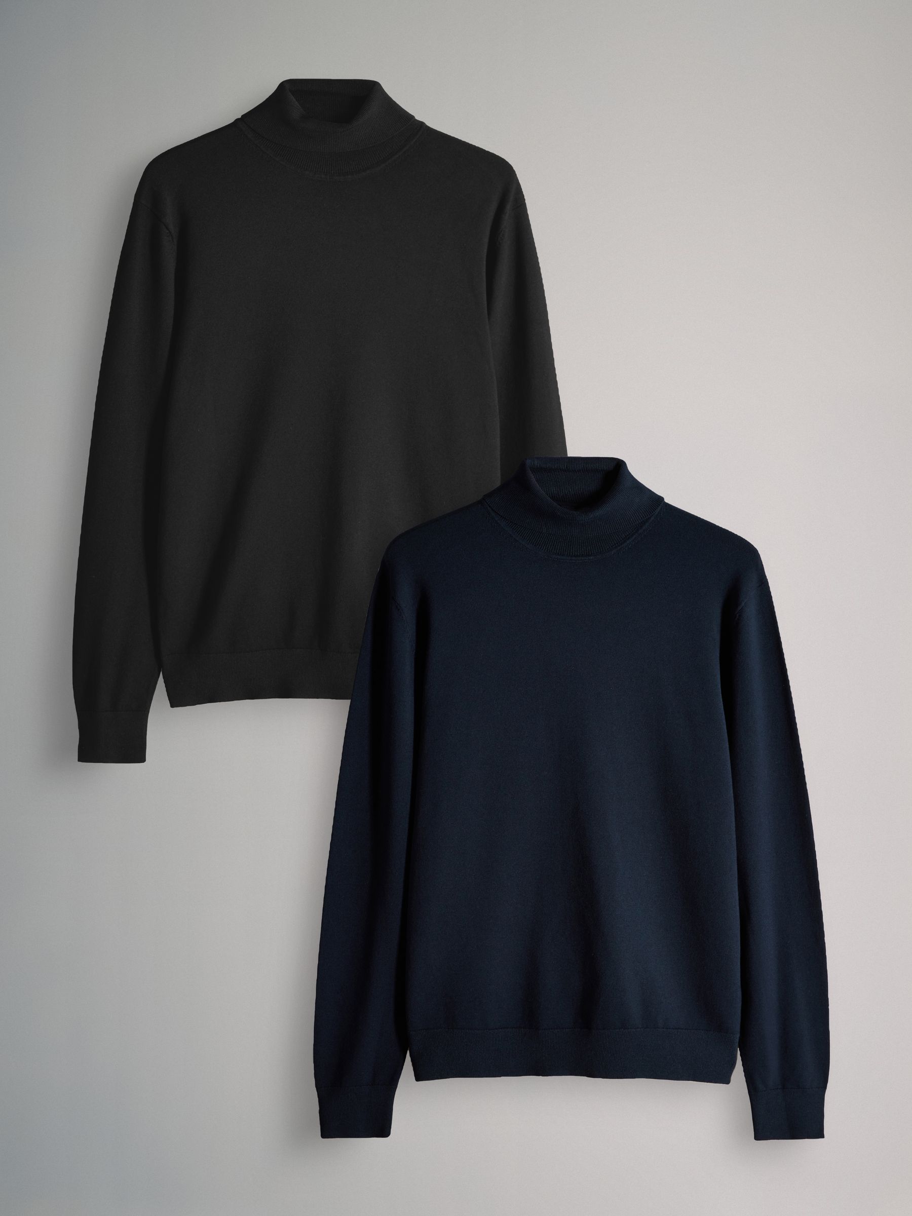 The Set 2 Pack Trui met Lange Mouwen en Rolkraag