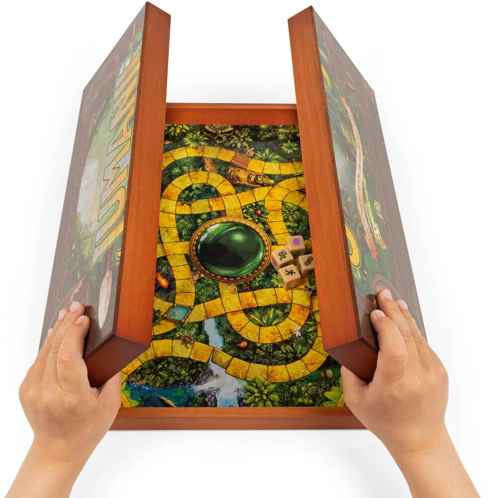 JEU JUMANJI PLATEAU BOIS RETRO -