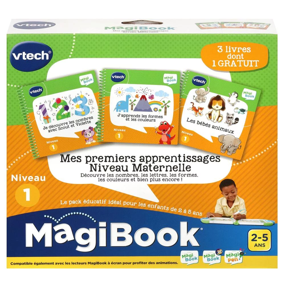 LIVRES MAGIBOOK - MES PREMIERS APPRENTISSAGES NIVEAU MATERNELLE