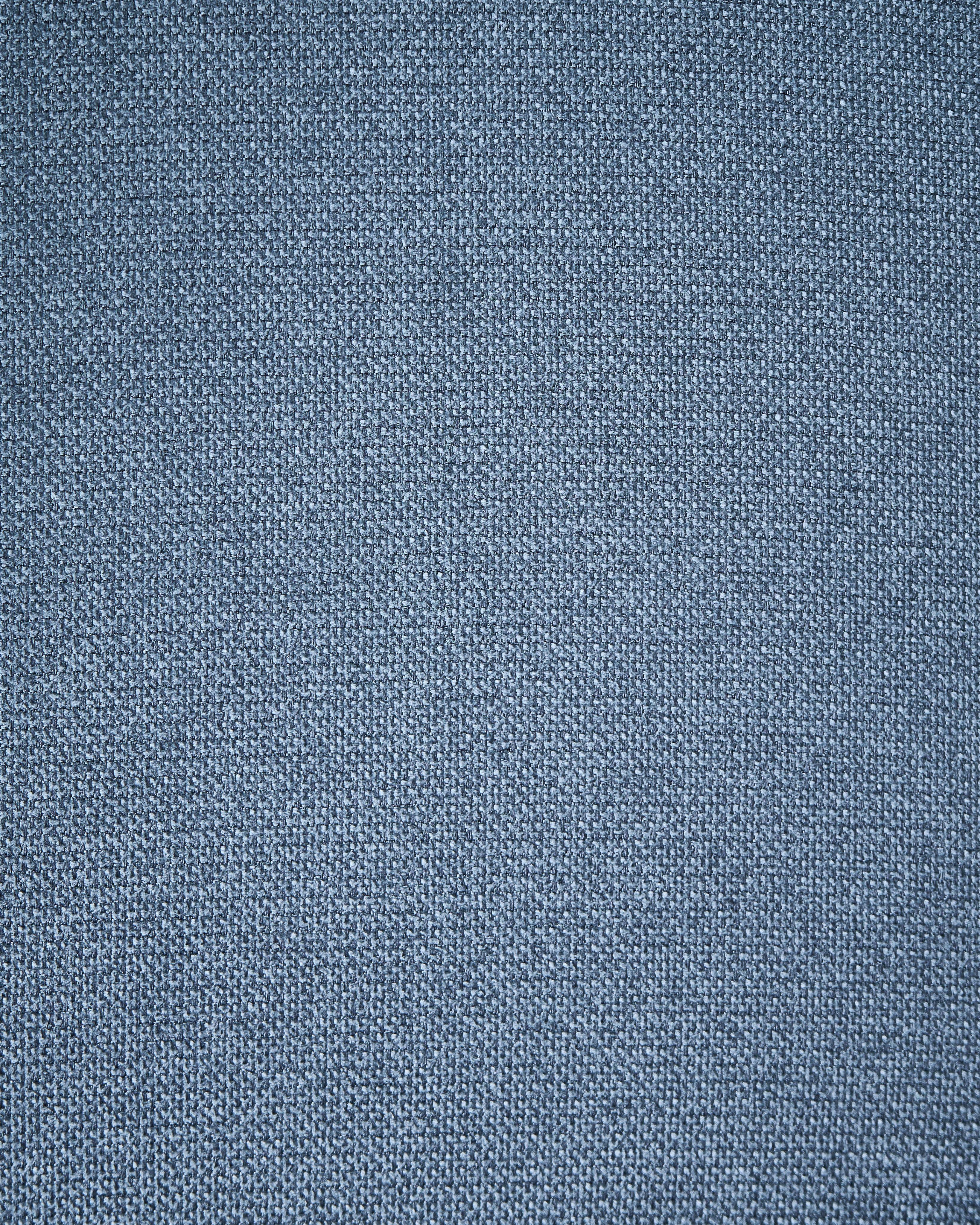 Oorfauteuil VEJLE met voetenbank Stof Donkerblauw