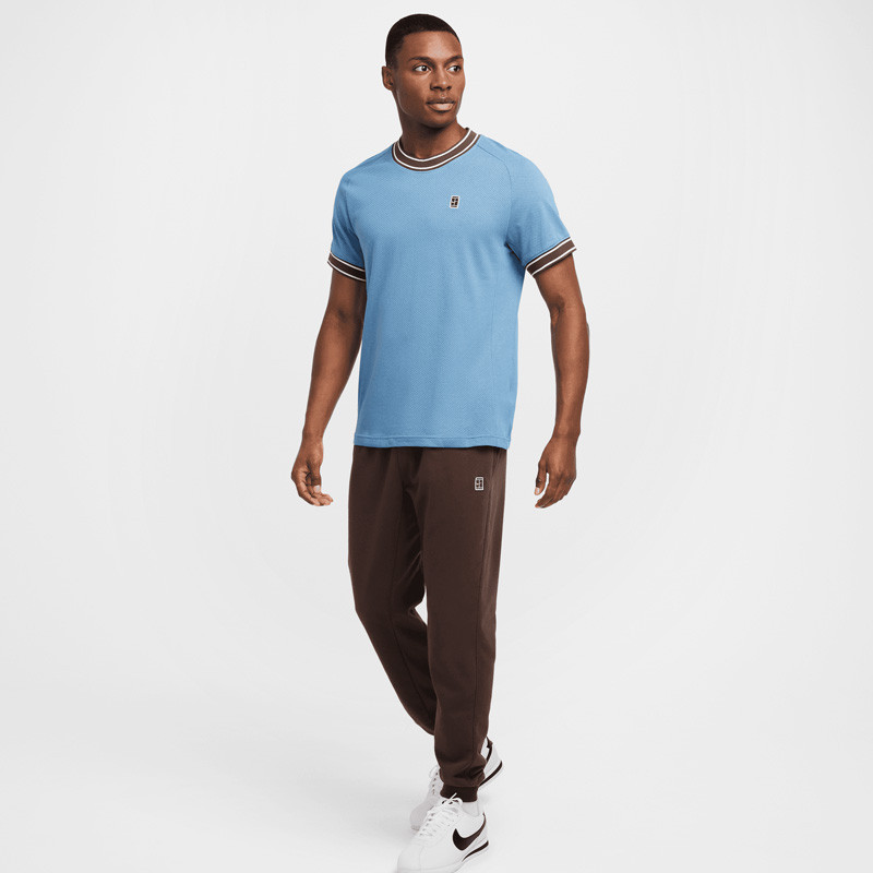 Tee-shirt de tennis Nike Court Heritage bleu